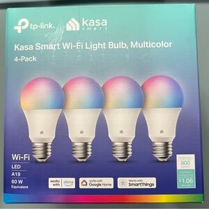 Kasa Smart Wi-Fi Light Bulb, Multicolor